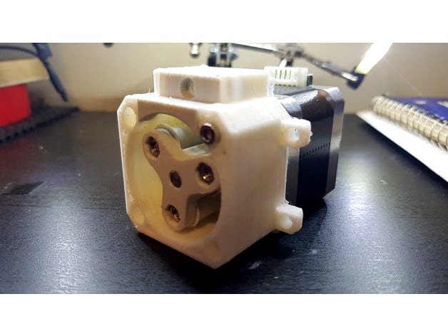 Single Peristaltic Pump for NEMA 17 Stepper Through Hole 4 Point Mount by EngBuild