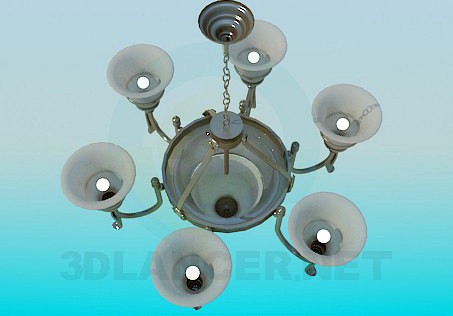 3D Model Chandelier for a large conference room