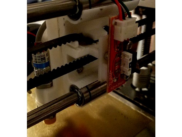 QU-BD X Carriage for Prusa Bowden Mount by zcubed