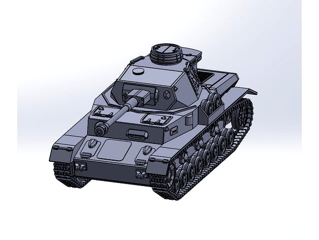 Panzer IV Ausf G Tank by 3DWargaming