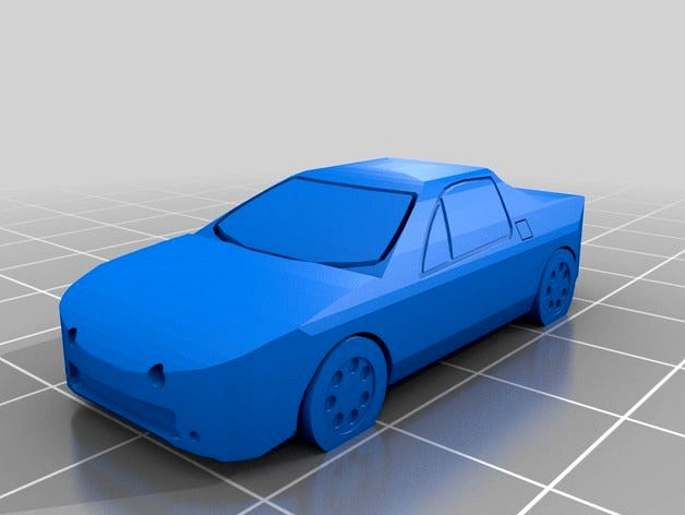 Low poly Honda CRX Del SOl by Tomaser35