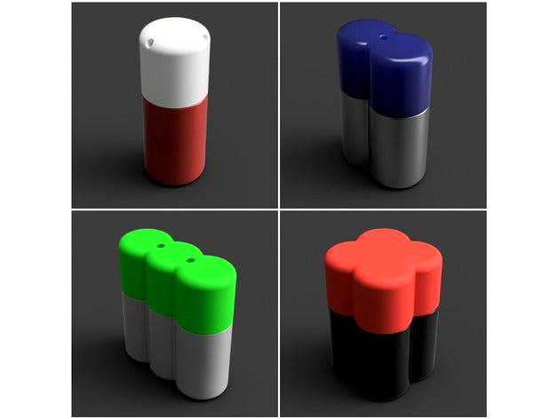 Valkyrie 18650 case by EvolvingExtrusions