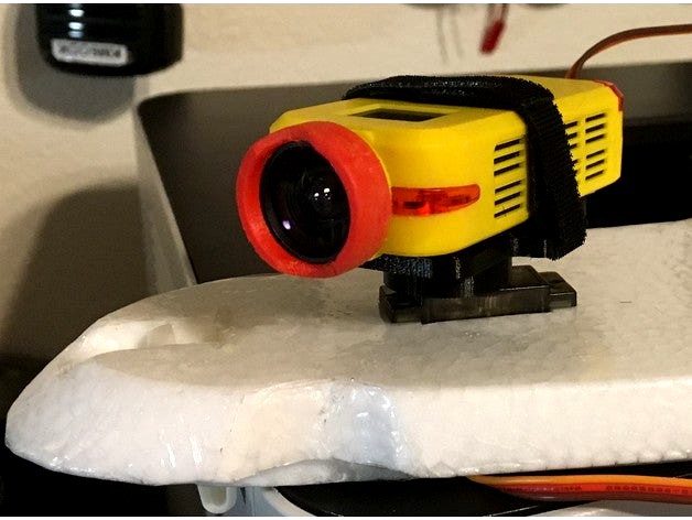 Horizontal Pen Camera Mount by FPV_Pilot