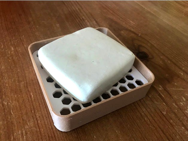 Soap tray 10x10cm by vdwel