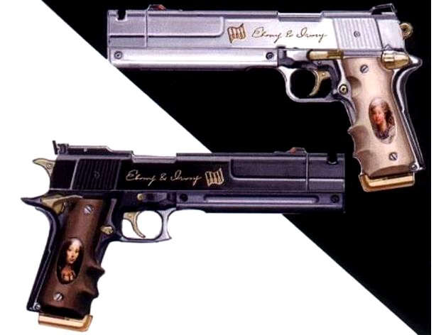 Devil May Cry's Ebony & Ivory Twin Handguns by PLAmakerUK