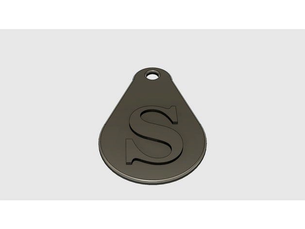 Letter S Key Fob by pol_whistle
