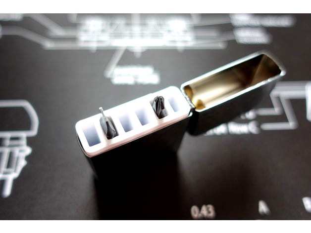 Zippo Leatherman Bits-Selector (Custom Zippo Bit Safe) Every Day Carry for Makers by Cyclenerd