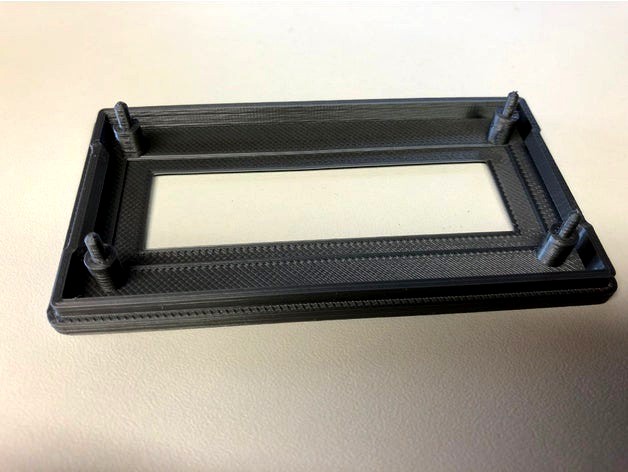 LCD Snap Fit Enclosure for 16x2 Arduino display by rabe_01