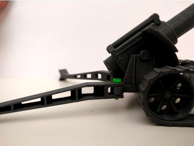 28mm Heavy Artillery leg holding pin by MiquelAdell