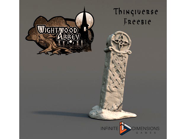 Wightwood Abbey Marker Stone by infinitedimensionsgames