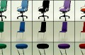 Download free 3 chairs set 3D Model