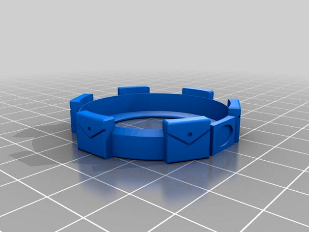 HeroClix Utility Belt ID Base for Single, Double, and Colossal Figures by ClixAccessories