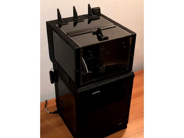 Zortrax M200 (M200 Plus) Top Cover (temp and fumes management) by stv-is-it