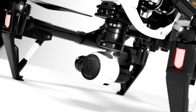 DJI Inspire 1 quadcopter 3D Model