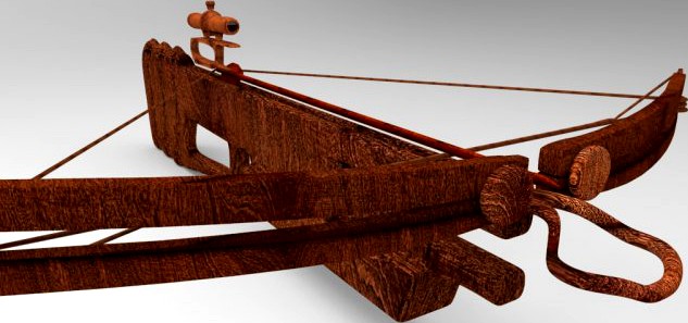 High Poly Sniper Crossbow 3D Model