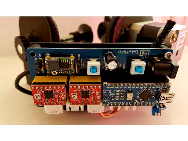 Board mount for Eleks Maker L1 on ZDV- Sphere-O-Bot  by jola1