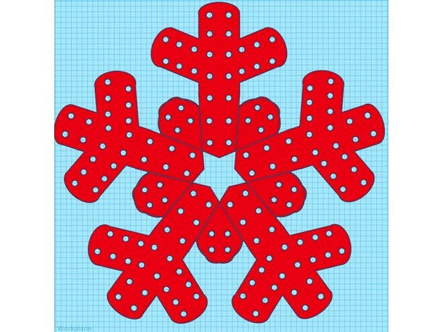150 Pixel 24 inch Snowflake by Whyintheworld