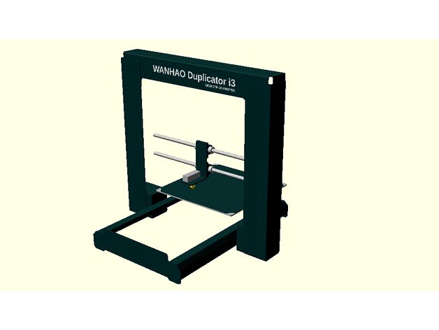 Wanhao Duplicator i3 Model by Hilde3D