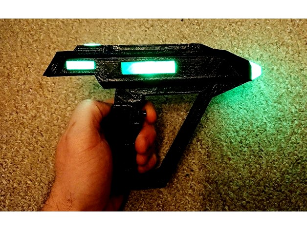 Romulan Disruptor LED version by poblockim