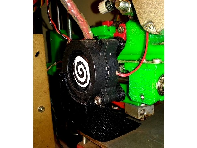 40mm Radial Fan Shroud by PrusaPal