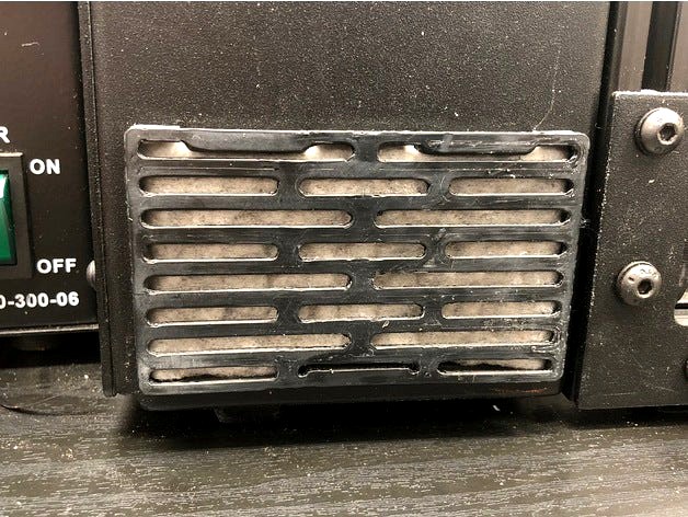 Luzbot Taz 6 chassis filter holder *version 2* by jlee1026