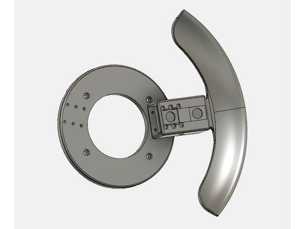 WRC Style Push-Pull Paddle Shifter for Thrustmaster Steering Wheels by itrdc5