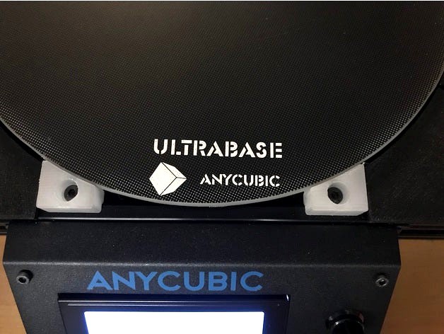 Anycubic Kossel Bed Clip Upgrade for Ultrabase by Paulebomber
