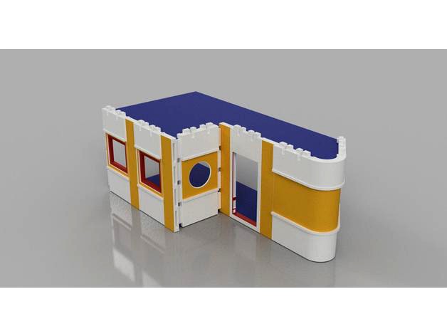 Playmobil - Bauhaus building components by rimmer2049