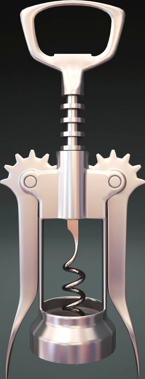 Corkscrew 3D Model