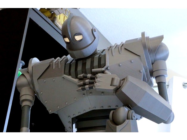 Massive Iron Giant and Hogarth by ChaosCoreTech