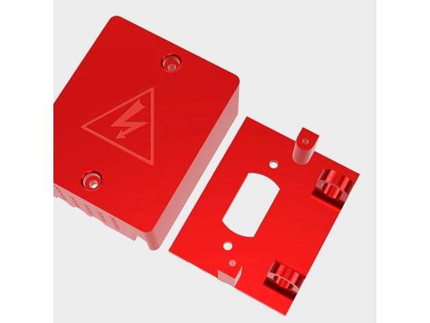 SSR Enclosure with wire retention loops Solid State Relay by Havoc340