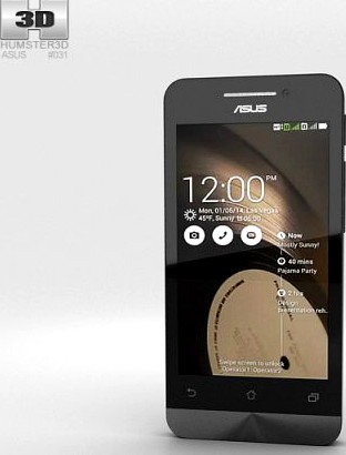 Asus Zenfone 4 Charcoal Black 3D Model