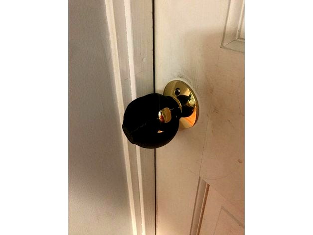 Child Safety Lock for Round Doorknobs by DesignTheEverything