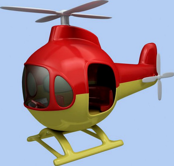 Toy helicopter 3D Model