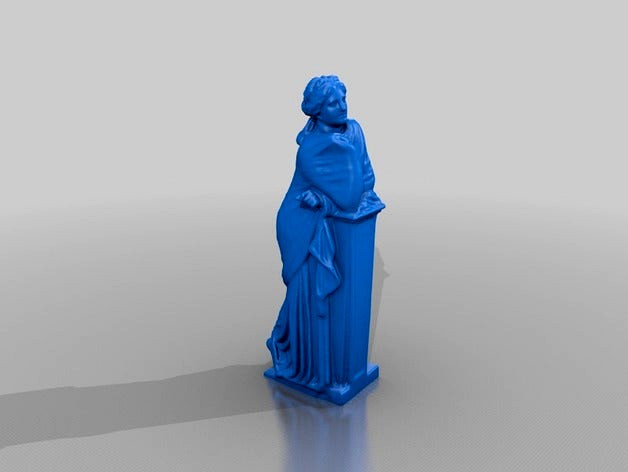 (UN)known Classical Sculpture. Low resolution, Original Size Scanning. by Laboratorio3DBelasArtes