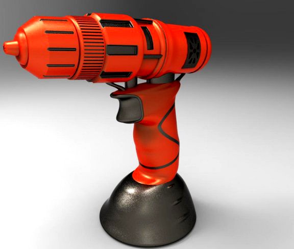 Multifunction Chargeable Drill 3D Model