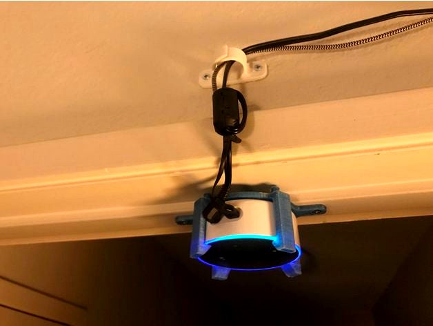 Amazon Echo Dot Door Frame Wall Mount Bracket Fastener by dierking