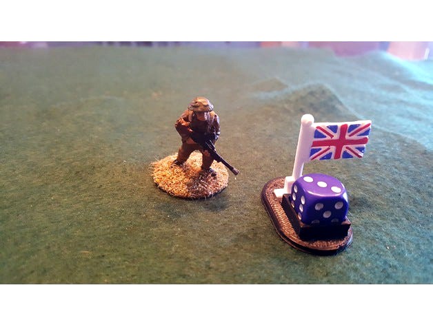 British Union Jack Pin Marker  by deweycat