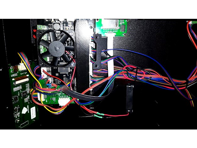 Anycubic I3 Mega fan duct main board by Jazendar