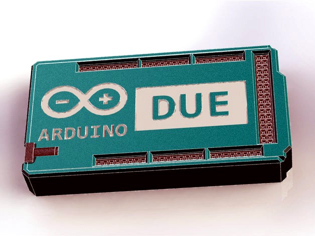 Arduino DUE case by SuraTech 3d model