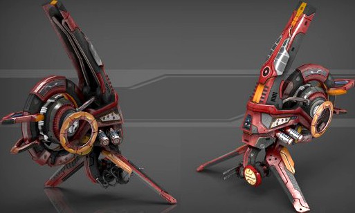 Drone V0 RedManga 3D Model