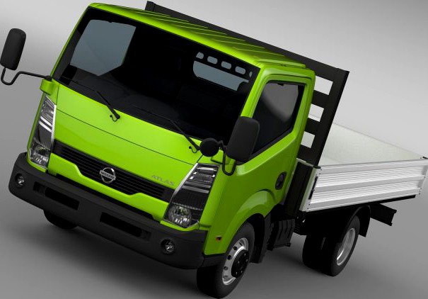 Nissan Atlas Chassi Tipper 2015 3D Model