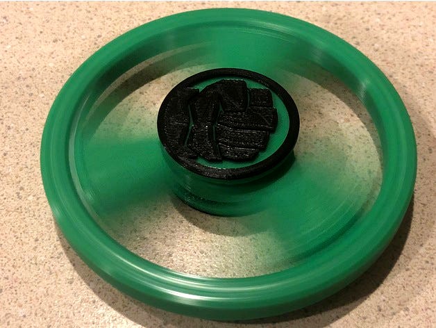Incredible Hulk Spinner by rapnit