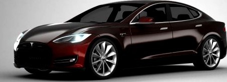 Tesla model S 2015 3D Model