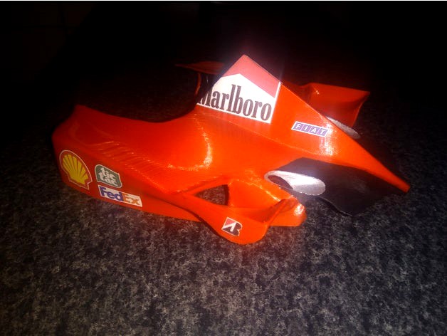 ferrari f1-2000 engine cover by 3dbecks199