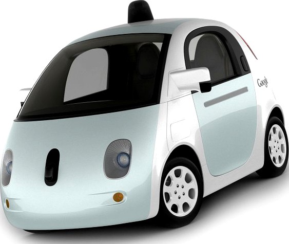 Google Self-Driving Car 3D Model