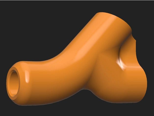 Nerf Curved Wye Hopper by ahalekelly