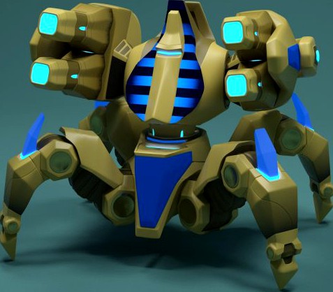 Immortal - robot based on StarCraft universe 3D Model
