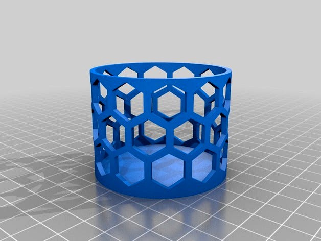 Hexagon Zylinder by Fingerprinter