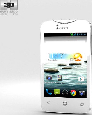 Acer Liquid Z3 Classic White 3D Model